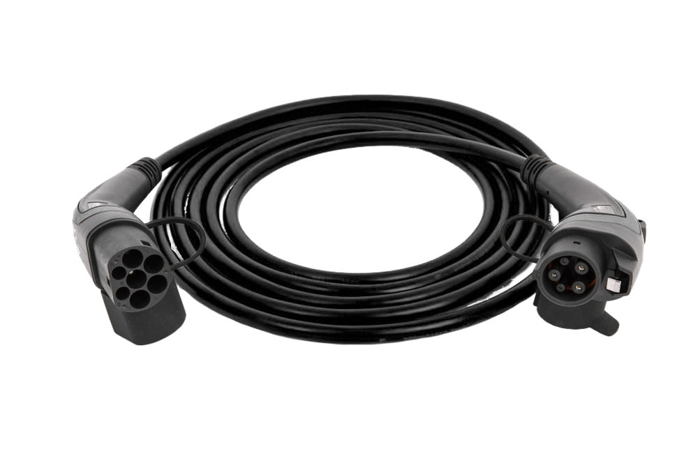 go-e Adapter 7,4 kW Type 2 auf Type 1 Kabel (5 m)