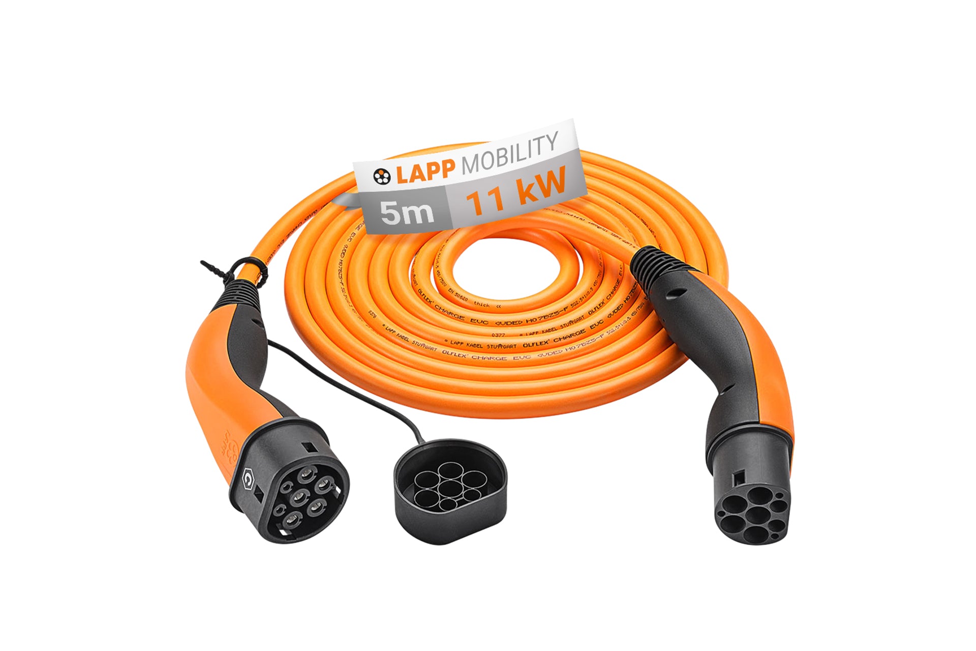 Das LAPP Helix Ladekabel Typ 2 ist ein 5 m langes 11-kW-EV-Ladekabel mit Typ-2-Anschlüssen an beiden Enden, das für das bequeme Laden von Elektrofahrzeugen entwickelt wurde.