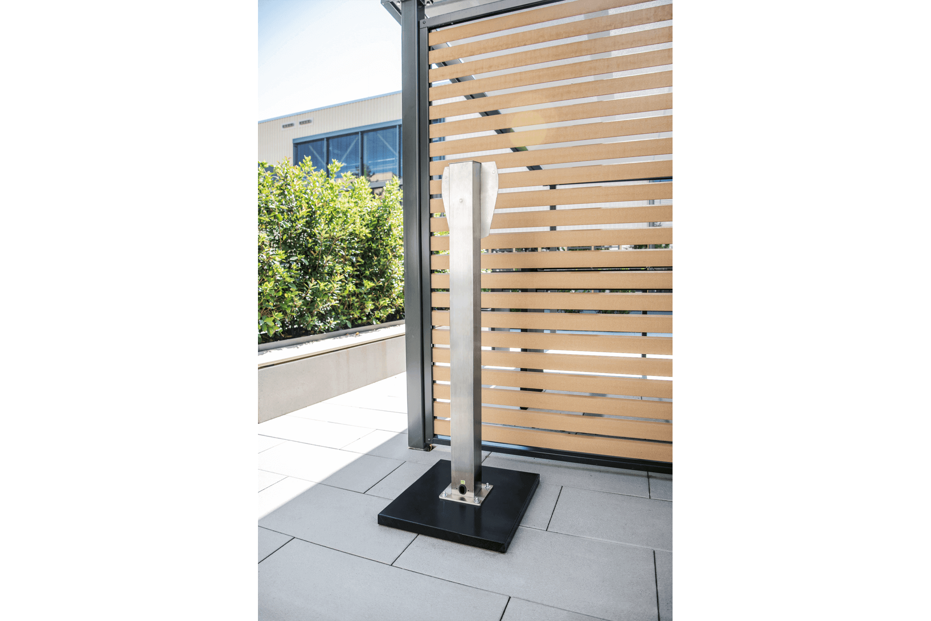 Stele für die Heidelberg Wallbox