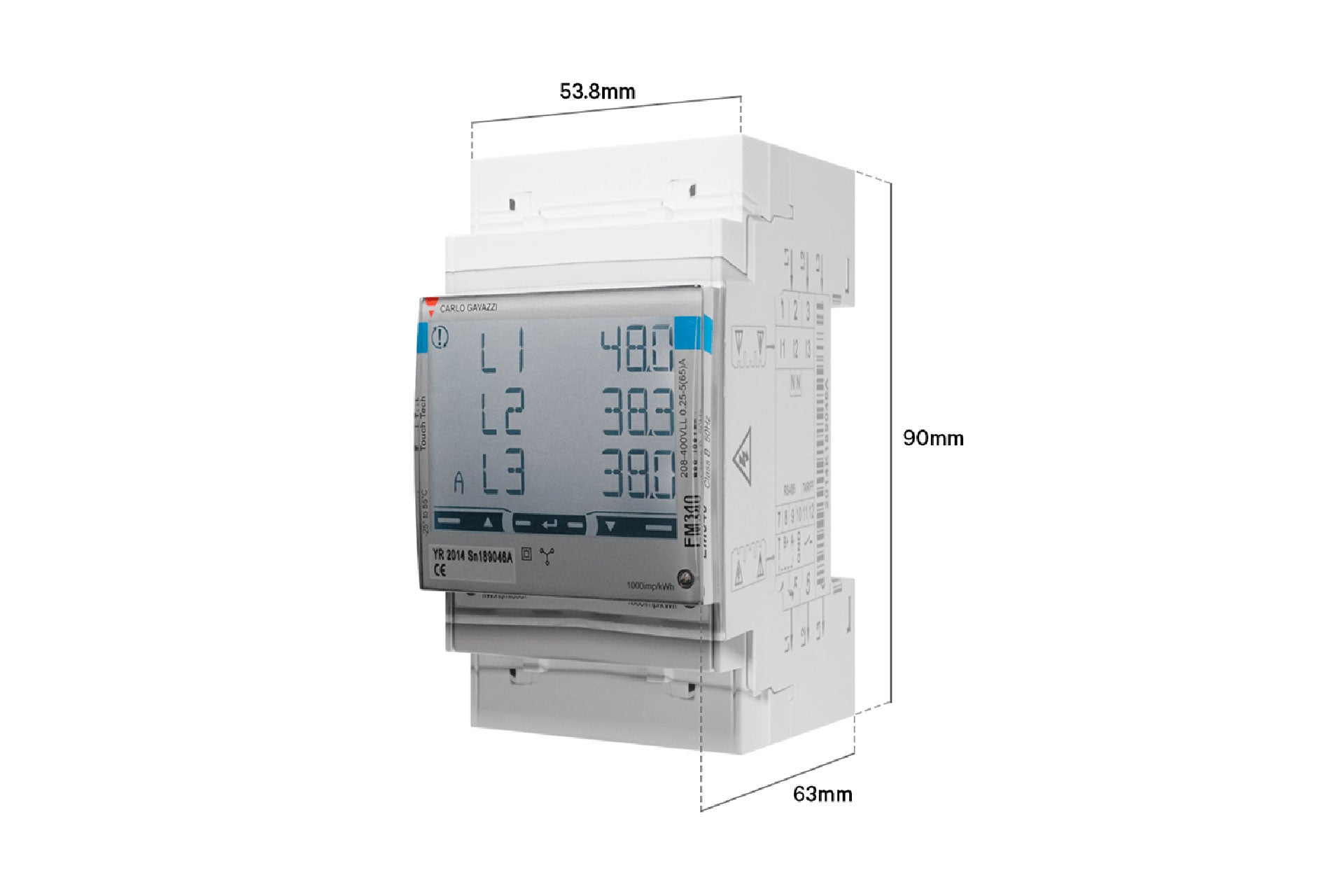 3-phasiger MID-Stromzähler - Wallbox Power Meter - PV-Überschussladen